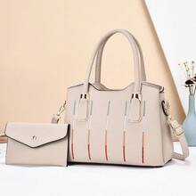 Women Shoulder Bags - 淺卡其 - 查看 4