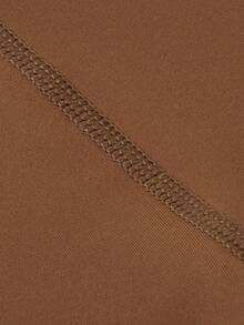 mini bala Young Girl Soft & Stretchy Sports Leggings - Walnut Brown - View 4