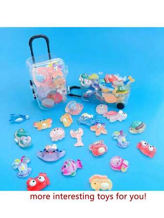 Marine Life Toys, Surprise Blind Bag, Suitable For Making Hairpins, Refrigerator Magnets, Party Gifts