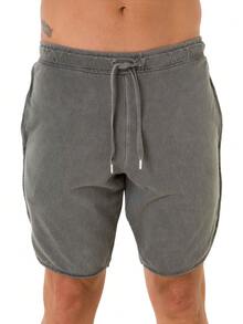 Men's Summer Sweatpants With Drawstring Pocket - 深灰色 - 查看 1