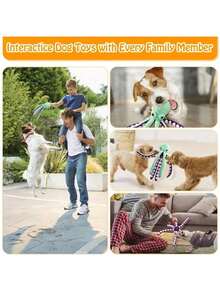 Medium Plush Octopus Dog Toy With Squeaker - Durable Interactive Chew Toy For Medium Dogs, Teal And Purple With White Suction Cups, Great For Play And Training - Multicolor - View 6