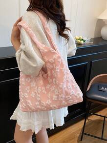 1 pieza Nuevo bolso de hombro con estampado de dumpling, bolso cruzado versátil, bolsa de pecho ligera adecuada para hombres y mujeres, adecuada como salida diaria, deportes, campus universitario, puede contener teléfono, pared, paraguas, estuche cosmético, llaves