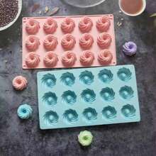 Silicone Spiral Mold: Convenient To Use, Can Be Used To Make Cute Spiral Snacks. Flexible Mold, Easy To Clean Mold For Baking Small Tools, Spiral Dessert Mold, Etc! Spiral Mold, Cute Snack Mold, Kitchen Utensils