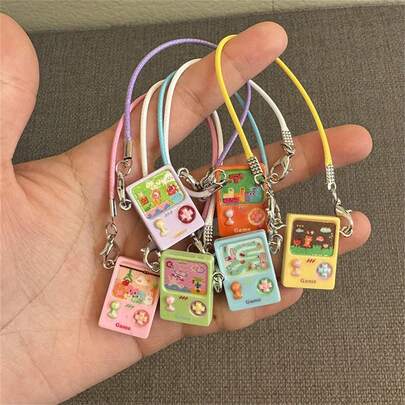 Accesorios en miniatura para máquina de juego Labobo DIY, lindo mini accesorio colgante de bolso cruzado con muñecos de cerdo y perro