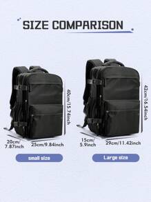 42英寸×15英寸×29英寸真空压缩旅行背包，非常适合周末旅行、露营和存放笔记本电脑，真空压缩系统可节省50%以上的空间，也适合存放学习用品。 - 彩色 - 查看 4