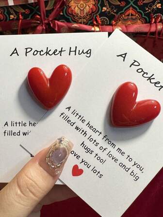 Positive Energy, Emotional Encouragement, Pocket Hug Love Gradient Greeting Cards, Home Decor Gifts Suitable For Birthday, Wedding, Valentine's Day Party Gifting To Friends, Family, Couples