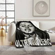 1 件舒适的 Lana Clarkson 图案法兰绒毛毯、卧室装饰、野餐垫、旅行毯、羊毛毯、床毯、盖毯、毛绒毯、休闲毯、秋季毯、夏季被子、卧室地毯、柔软毛毯、沙发套、凉爽羊毛、柔软涤纶针织设计、多用途、可机洗、床上用品、蓬松毛毯和休闲毛毯、居家和旅行的理想礼物、生日、周年纪念、送给家人和朋友的日常礼物、生日毛毯礼物