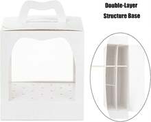 12 Pack Cake Pop Boxes, 18 Holes Cakes Pop Holder Cake Pops Packaging Boxes Gift Cakes Pop Stand Portable Lollipop Display Carriers For Wedding Birthday  Shower Party,9366337 - Pink - View 5