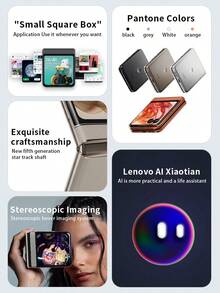 Lenovo 摩托罗拉 Moto Razr 50 第五代折叠屏手机 3.6英寸大外屏 IPX8防水 60万次折叠认证 双卡双待 屏幕刷新率120Hz 4200mAh大电池 5G AI手机 8+256GB - 大象灰 - 查看 4