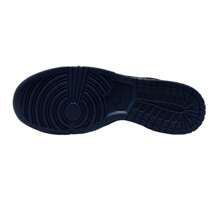 Nike Dunk Low 男士运动鞋 HF5441 - 白色/白色/午夜藍 - 查看 6