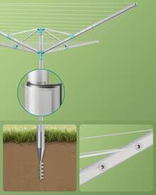 Coat Rack - Silver - View 4