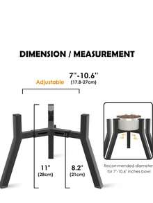 Adjustable Dog Bowl Stand For Medium & Large & Extra Large Dogs, 3 Adjustable Tall Dog Food Stand, Adjustable Wide 17.8-27.1cm Heights 25-30-34cm, Raised Dog Bowl Holder, Elevated Dog Bowl & Water Feeder (Bowl Not Included) - Multicolor - View 26