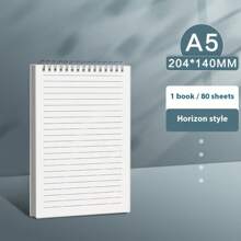 Libreta con banda Elastic, A4/A5 Gris/Forrado, 80/120/240 páginas, libreta de notas con puntos/forrados, bloc de apuntes B5 Thick para estudiantes, tomadores de exámenes, trabajadores de oficina, esencial para volver a la escuela