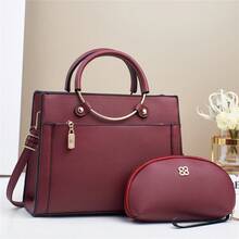 Women Top Handle Bags - 紅色 - 查看 2