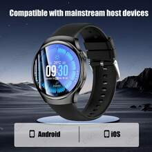 Smartwatch, Wireless Calling/Dialing, Multiple Sports Modes, Incoming Call Alert And Rejection, Message Reminder, SMS Reminder, Compatible With Android System - Silver - View 3