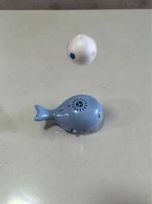 1pc Whale Floating Ball Sensory Toy - Infant Focus Training Educational Game, Allows Children To Feel The Force Of The Wind, Montessori Parent-Child Interactive Toy, Visual Tracking And Motor Skill Development, USB Rechargeable, Gift For Boys And Girls
