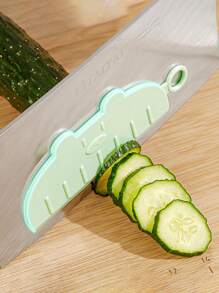 不粘蔬菜切片机家用厨房土豆切片黄瓜切菜工具磁吸式创意猪多功能切片机菜刀水果刀通用