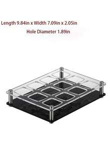 亚克力子弹杯架，酒吧/KTV啤酒杯架，酒杯/红酒杯架 - 透明+黑色底 - 查看 20