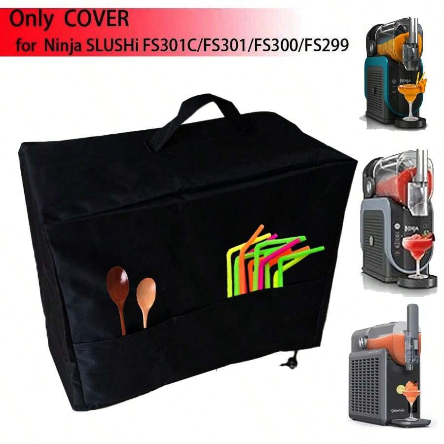 1pc Slushie Machine Dust Cover, Heat-Resistant 600D Nylon Material, Compatible With SLUSHi FS301C/FS301/FS300/FS299, For CyberChill SMFS200A 68 Oz Slushie Machine