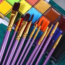 Athena Face Body Paint Oil Makeup Set, 20 Colors FX Halloween Party Painting With Stainless Steel Mixing Palette And Spatula Tool,10 Pcs Artist Paintbrushes,Tattoo Stencil Arts Crafts Kit,9416373 - M - View 5