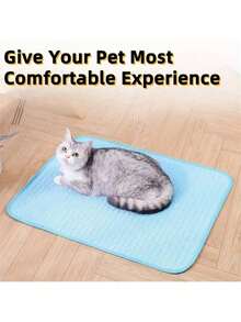 2025 升级版凉爽宠物凉垫和床，吸湿排汗面料 - 让您的猫/狗整个夏天都保持凉爽舒适 - 适用于小型、中型和大型猫和狗 - 彩色 - 查看 7