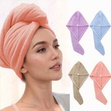 1 pieza Gorra secadora de cabello para mujer, adecuada para ducha, belleza y uso doméstico casual