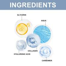 1pcs/4pcs/8pcs Overnight Hydrogel Mask,Deep Hydrating Masks With Collagen, Hyaluronic Acid,Hydrating Facial Mask For Sensitive Skin, Redness Reducing & Quick Soothing Effect - 藍色 - 查看 2