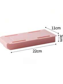 1 件隐藏式抽屉桌下收纳盒，大容量隐形办公桌底部抽屉，拉出式办公桌收纳架，女性开学季收纳整理器旅行必需品返校宿舍收纳秋季装饰