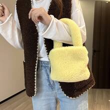Women Shoulder Bags - 鵝黃色 - 查看 8