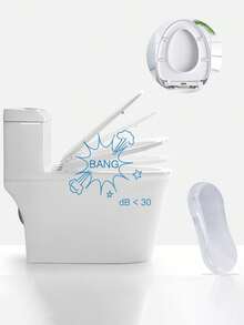 6片装优质静音马桶座垫 - 透明可水洗PU硅胶垫，有效降低噪音，保护家具，宠物友好，搬家新居礼物（4毫米厚粘胶）浴室用品 浴室工具