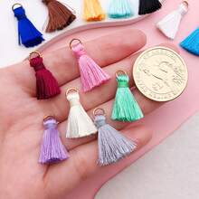 10/15pcs Colorful Mini Tassel Pendants! – DIY Craft Accessories For Ethereal Earrings, Bracelets & Dreamy Bag Charms