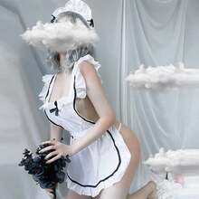 Sexy Maid Costume Bras For Women Sexy Cosplay Outfits Panties Sets For Women Lovely - 4 - Xem 11
