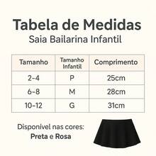 Ballet/Jazz Skirt With Elastic Waistband For Children/Ballerina Uniform - 黑色 - 查看 2