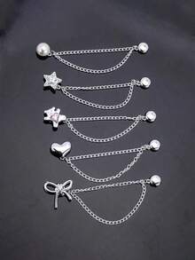 2 件可调节磁性裤夹和袖口夹，可拆卸下摆夹适用于裤子和 T 恤，强力磁性夹扣