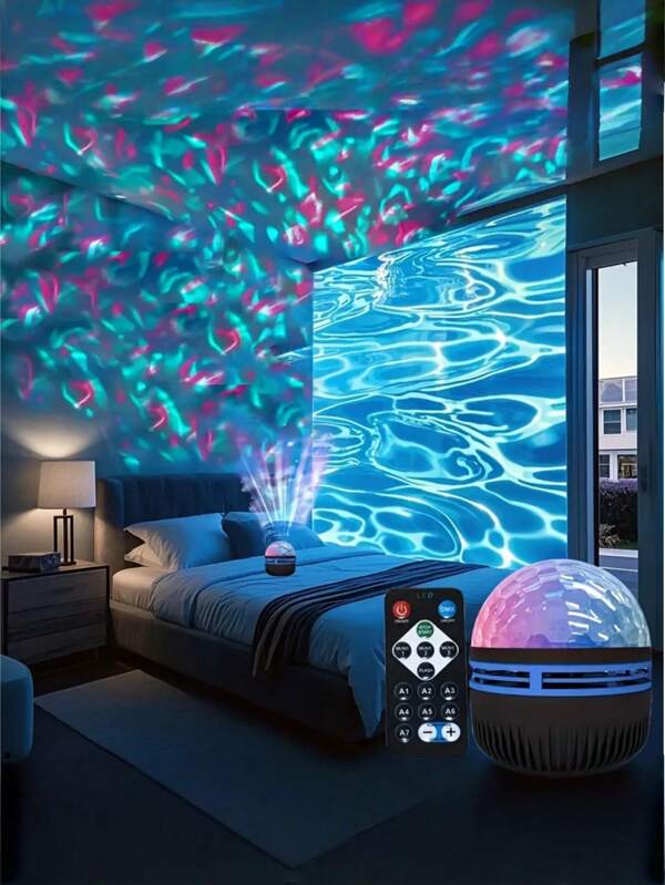 Creative USB-Powered Star Projector Lamp - Versatile RGB Lighting For Living Room, Bedroom, And More - Ideal Holiday, Birthday, Or Christmas Gift - Battery-Free, USB Operated, Decorative Night Light, Lamp