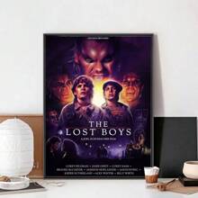 1pc Lost Boys 1987 Movie Poster No Framed Poster Kraft Club Bar Paper Vintage Poster Wall Art Painting Bedroom Study Stickers,Canvas Gifts Birthday Graduation