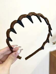 Bộ 3/1 chiếc Băng đô thời trang nữ thanh lịch, phong cách đường phố sành điệu, phù hợp cho kỳ nghỉ biển, 13cm/5.11in, màu đen/be/cà phê, đa năng dùng hàng ngày, trang điểm, tắm, đi làm, đi học, dự tiệc, kỳ nghỉ, làm quà tặng, băng đô cài tóc, vòng cài tóc, mùa thu, phụ kiện tóc, băng đô cho phụ nữ. - Nhiều màu - Xem 10