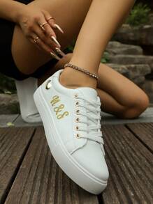 Personalized Heart Sports Shoes, Glitter Font Customized Name, Birthday Gift, Anniversary Gift, Classmate Gift, Family Gift, Bridesmaid Gift, Bride Gift, Holiday Gift, Couple Casual Shoes