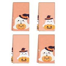 2 件套可爱万圣节毛巾 - 装饰性洗碗布，超强吸水超细纤维，可机洗，节日礼物和清洁用品装饰，适用于节日装饰、烹饪、烘焙、乔迁礼物和清洁，适合厨房、浴室、卫生间