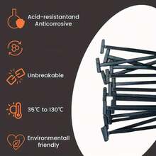 Free Extra 500 Seeds/100pcs Nylon Universal Cable Tie Buckle - Heavy Duty Self-Locking Zip Ties Holder With Pin & Button Design, Plastic Cable Ties Tool Fasteners Car Body, UV Resistant Zipties For Car Daily Auto Fixing - 20 chiếc màu đen - Xem 8