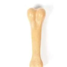 Dog Bone Chews Toys Nearly Indestructible Natural Anti-Bite Puppy Toys For Small Medium Large Dog Pet Chew Game Dental - 米色 - 查看 1