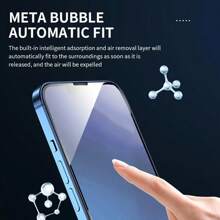 3 片装钢化玻璃屏幕保护膜适用于 11/12/13/14/15 Pro Max X/XR/XS/ 超薄光面 9H 硬度防碎防刮防指纹高清透明膜屏幕保护必备品，适用于日常防护、办公室、家用手机屏幕保护膜手机配件防水防震防摔防摔全覆盖