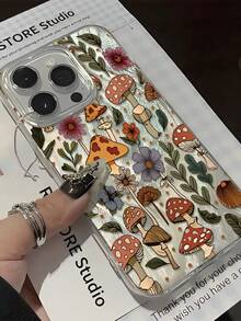 Colorful Mushroom Flower Phone Case Suitable For 17 16, 15, 14, 13, 12, 11, PRO MAX, As Well As X, XS, PLUS, - Nhiều màu - Xem 2