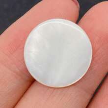 30/100pcs 10mm Natural White Freshwater Shell Beads - Rainbow Color Round Loose Beads, Suitable For Jewelry Making DIY, Bracelet Necklace Earring Craft Supplies - White - View 7