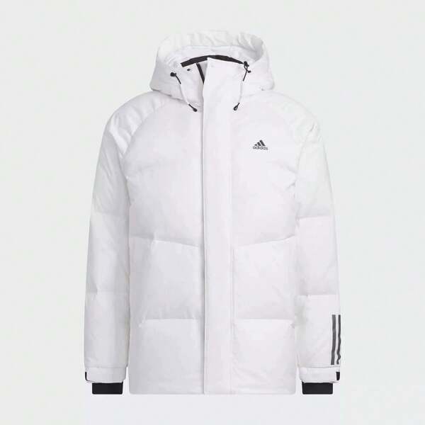 Adidas Chaqueta con capucha para hombre, ropa exterior deportiva casual con Warm para invierno