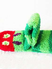 hoojojo 2 Pairs Of Sock Figurines, Hungry Caterpillars, Soft Handmade Dolls, Fun Socks, Character Performance Props, Storytelling Props, Holiday Gifts, Party Decorations, Perfect For Family, Gatherings, Back To School, And Classroom Interactions