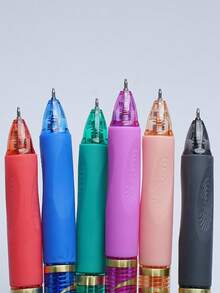 10 buah Pulpen Klik Warna-warni yang Dapat Dihapus dengan Isi Ulang yang Dapat Dihapus, 10 Pulpen Gesekan Beraroma yang Dapat Dihapus dengan Efek Gesekan, Pulpen Gel Tahan Suhu Tinggi yang Menghilang untuk Siswa, Cocok untuk Musim Kembali ke Sekolah - Set - View 3