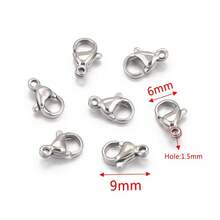 20 件不锈钢龙虾扣，尺寸 6-10 毫米，适用于项链、手链、脚链、钥匙扣 DIY 珠宝制作，返校季 - 龍蝦扣 - 查看 7