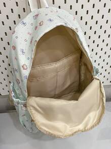 Nova Mochila Simples da Moda, Mochila Escolar Estilo Universitário Casual
