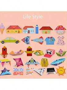 108-kolorowy kreatywny zestaw origami – 54 wyjątkowe wzory, idealny do majsterkowania i zajęć edukacyjnych, idealny do projektów klasowych i jako upominki na przyjęcia, poprawia koncentrację i skupienie, świetny prezent urodzinowy dla dzieci, prezenty na powrót do szkoły dla chłopców i dziewcząt